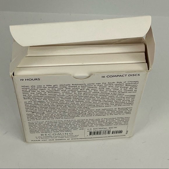 Becoming by Michelle Obama Read By The Author CD Set - Picture 3 of 11